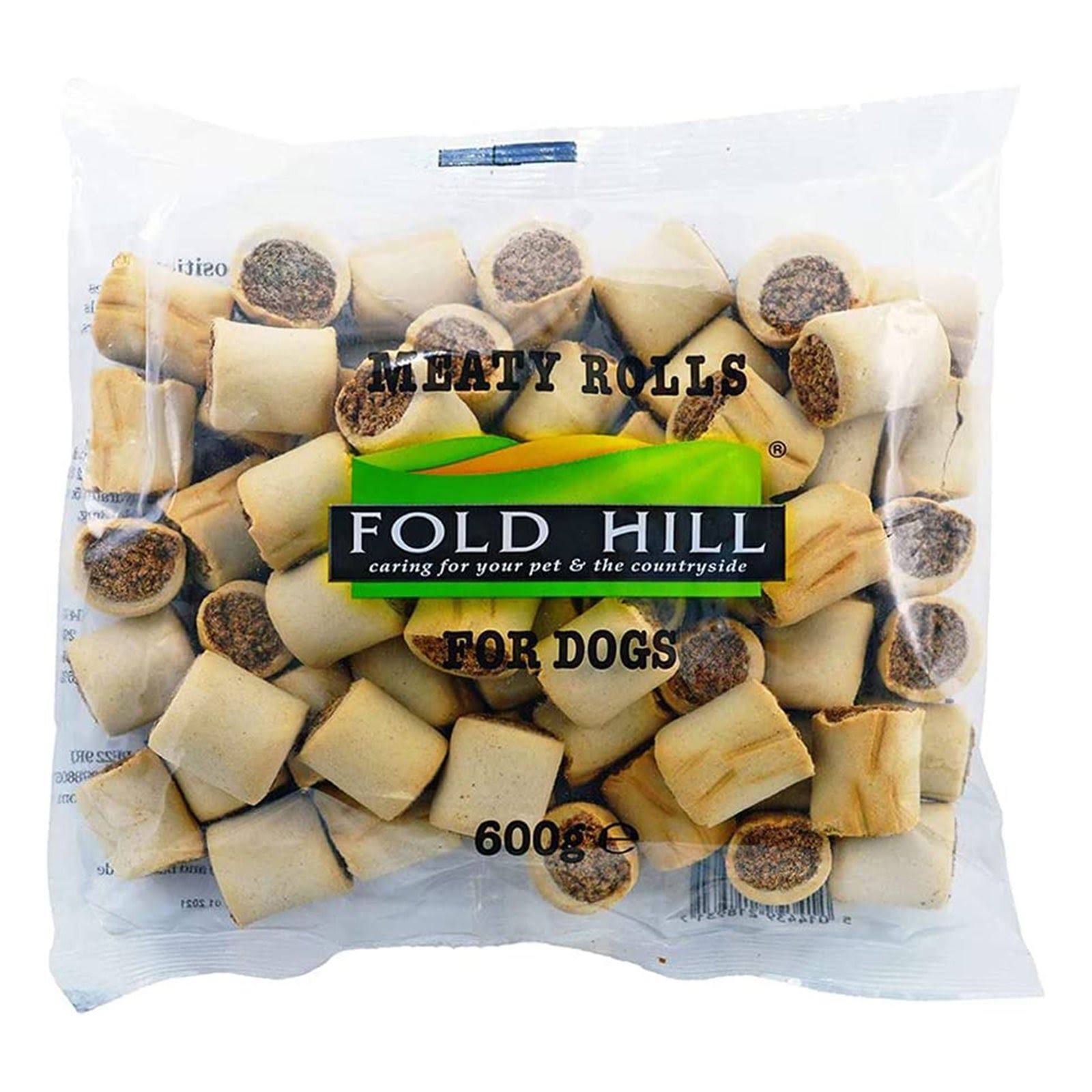 Fold Hill Meaty Rolls For Dogs 600g