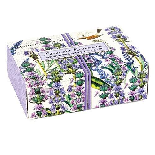 Michel Design Works 4.5oz Boxed Single Shea Butter Soap, Lavender Rose