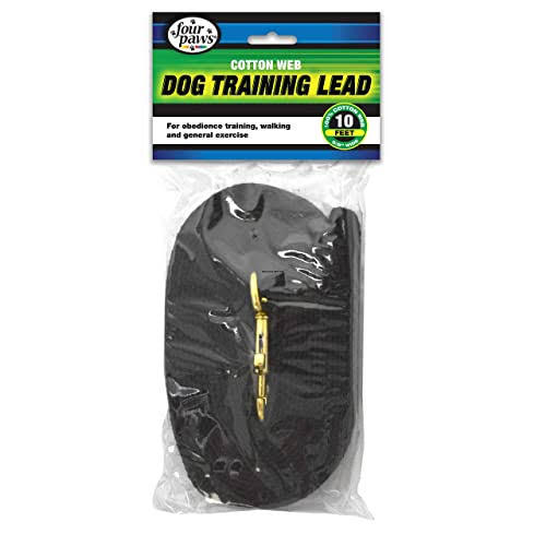 Four Paws Dog Training Lead - Black