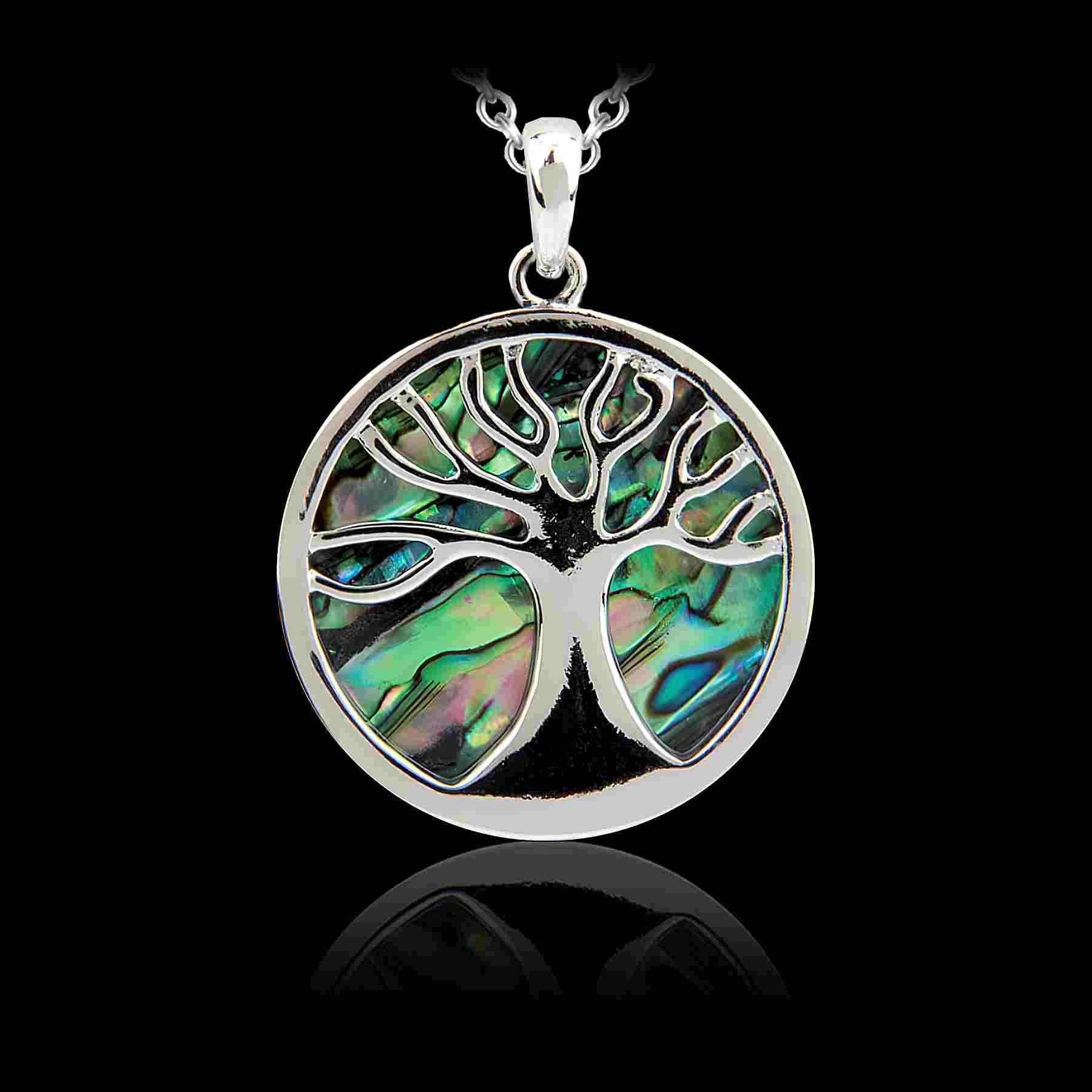 Glacier Pearle Tree of Life Necklace