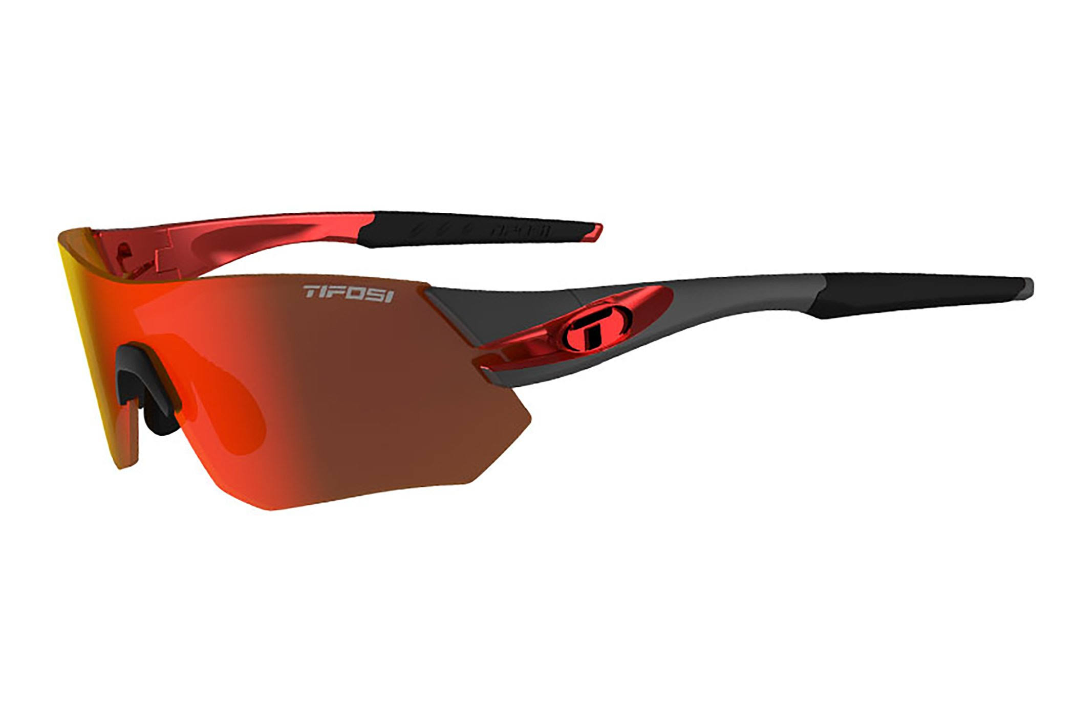 Tifosi Eyewear Tsali Interchangeable Clarion Sunglasses - Gunmetal-Red
