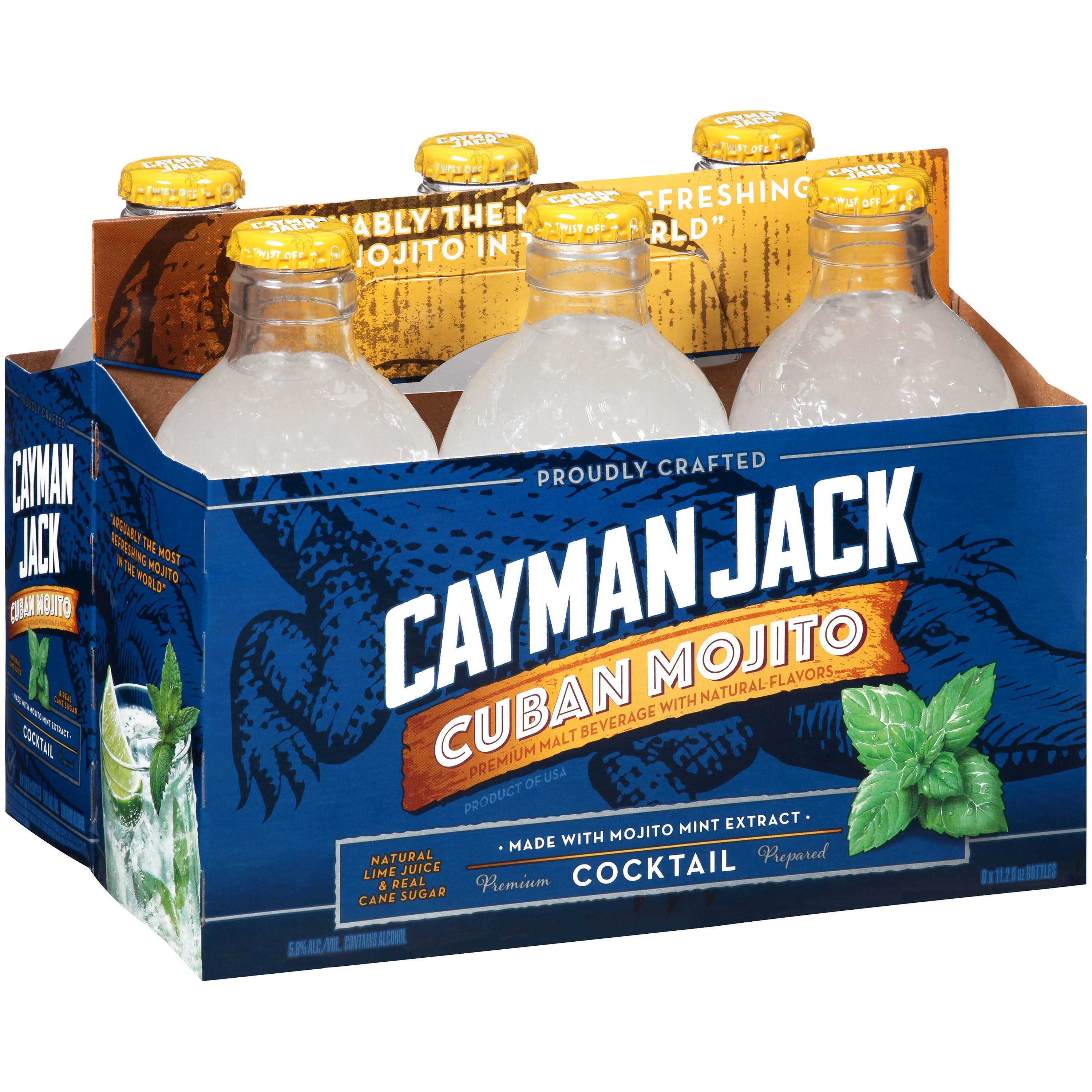 Cayman Jack Cuban Mojito - 11.2oz, 6 Pack