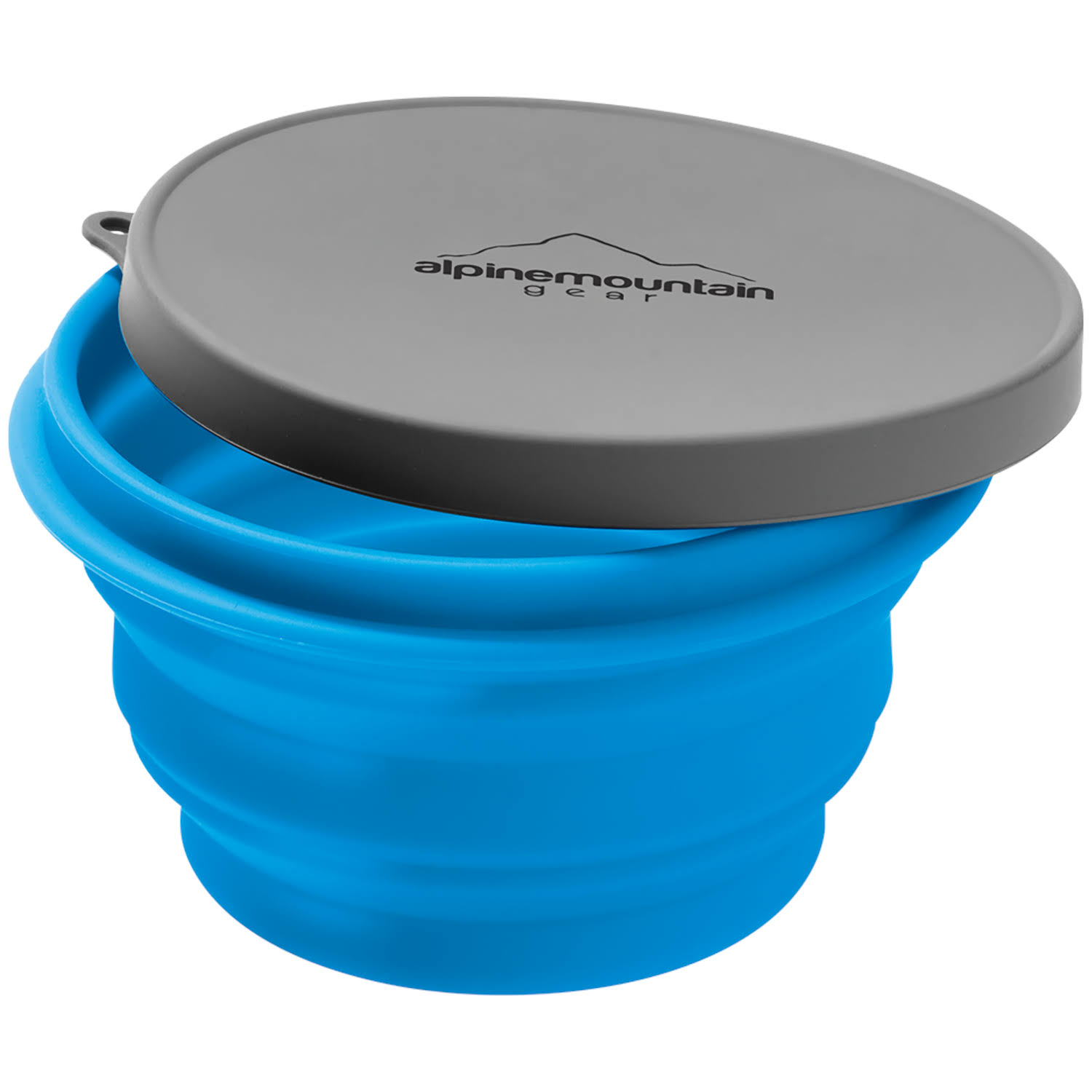 Alpine Mountain Gear Collapsible Silicone Bowl - Blue, Large