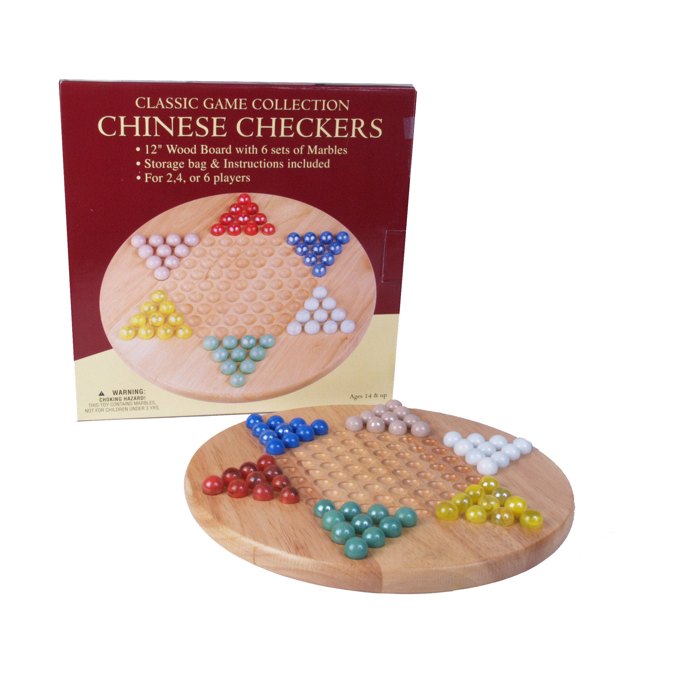Classic Game Collection Chinese Checkers with Marbles