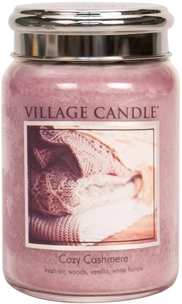Village Candle Large Jar, Cozy Cashmere, 737g