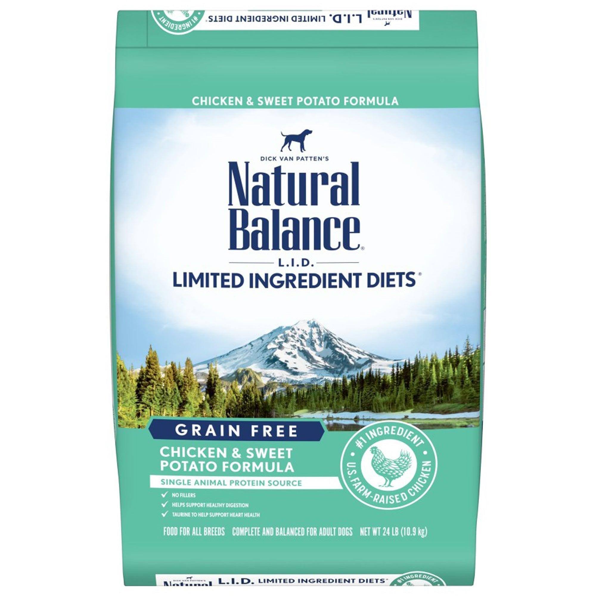 Natural Balance NB LID Dog Chicken & Sweet Potato Adult 24 lb