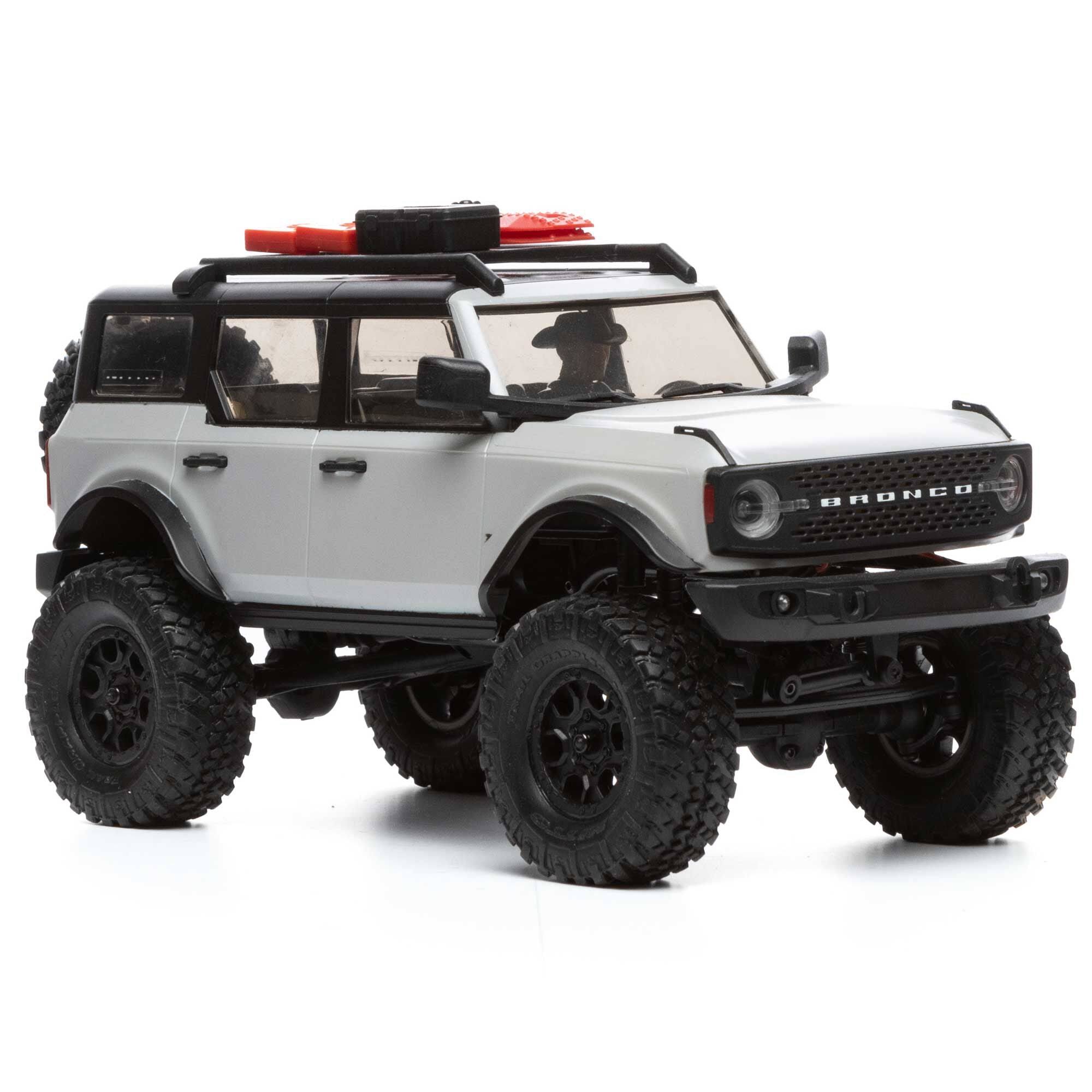 2021 Ford Bronco 4WD Truck Brushed RTR Axial AXI00006 1/24 SCX24 Grey