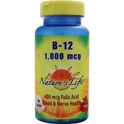 Nature's Life B-12 1,000 mcg - 100 Tablets
