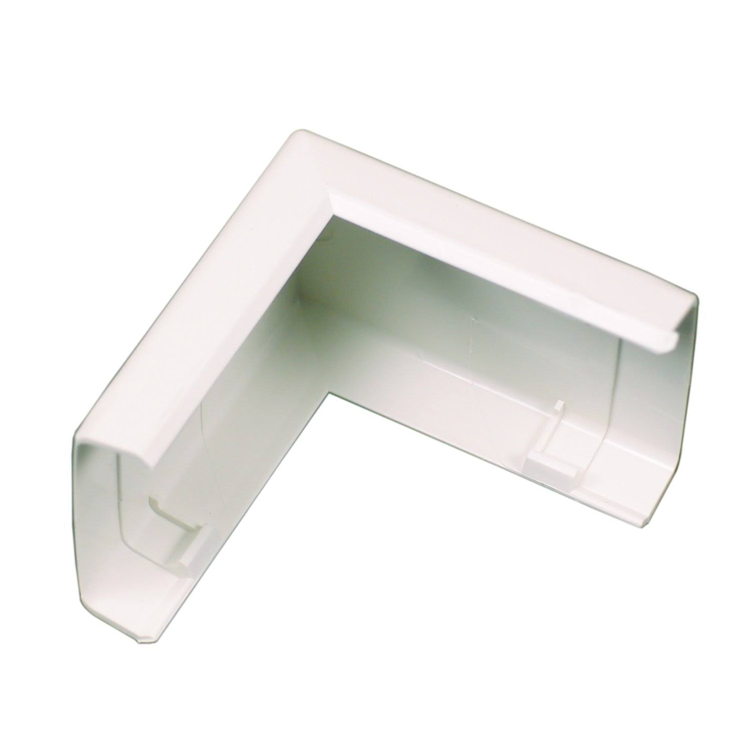 Wiremold NM8 90-Degree Plastic Outside Elbow - Ivory