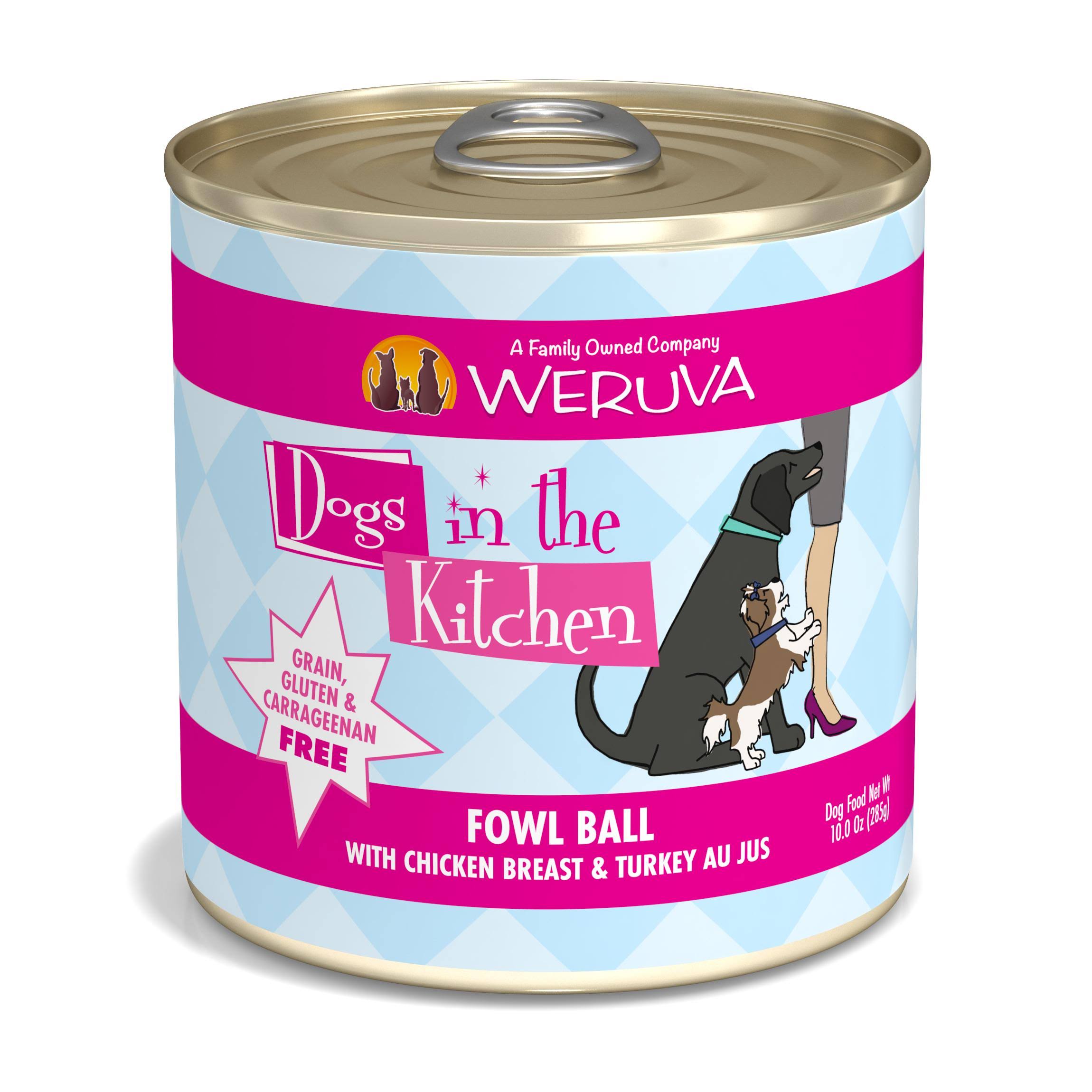 Weruva Dik Fowl Ball For Dogs 10Oz