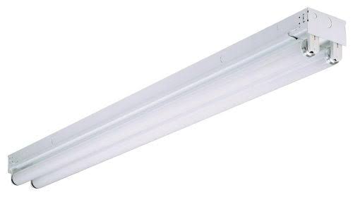 Lithonia Lighting C 240 2 Light T12 Fluorescent Ceiling Fixture - White, 4'