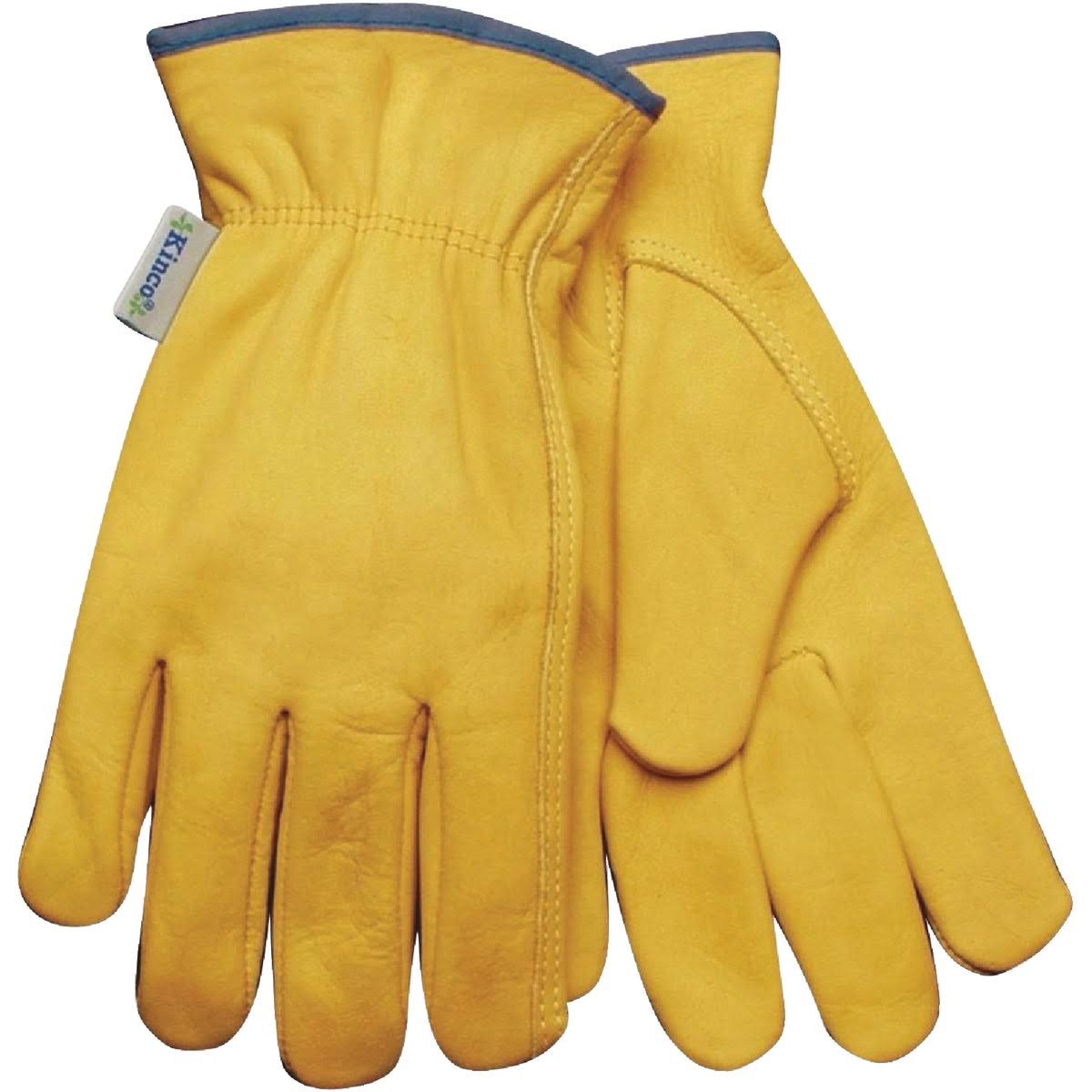 Kinco Unlined Grain Cowhide Leather Women's Glove - Medium