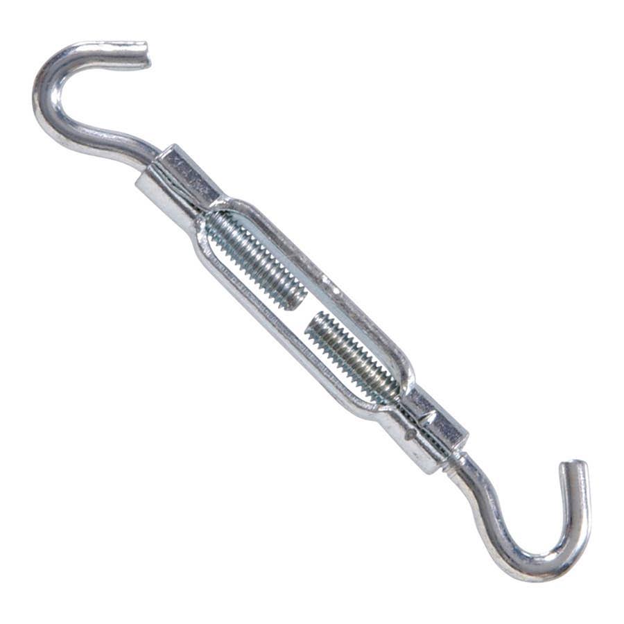 Hillman Fastener Hook and Hook Turnbuckle - Zinc Plated, 8-32 x 4 3/8"