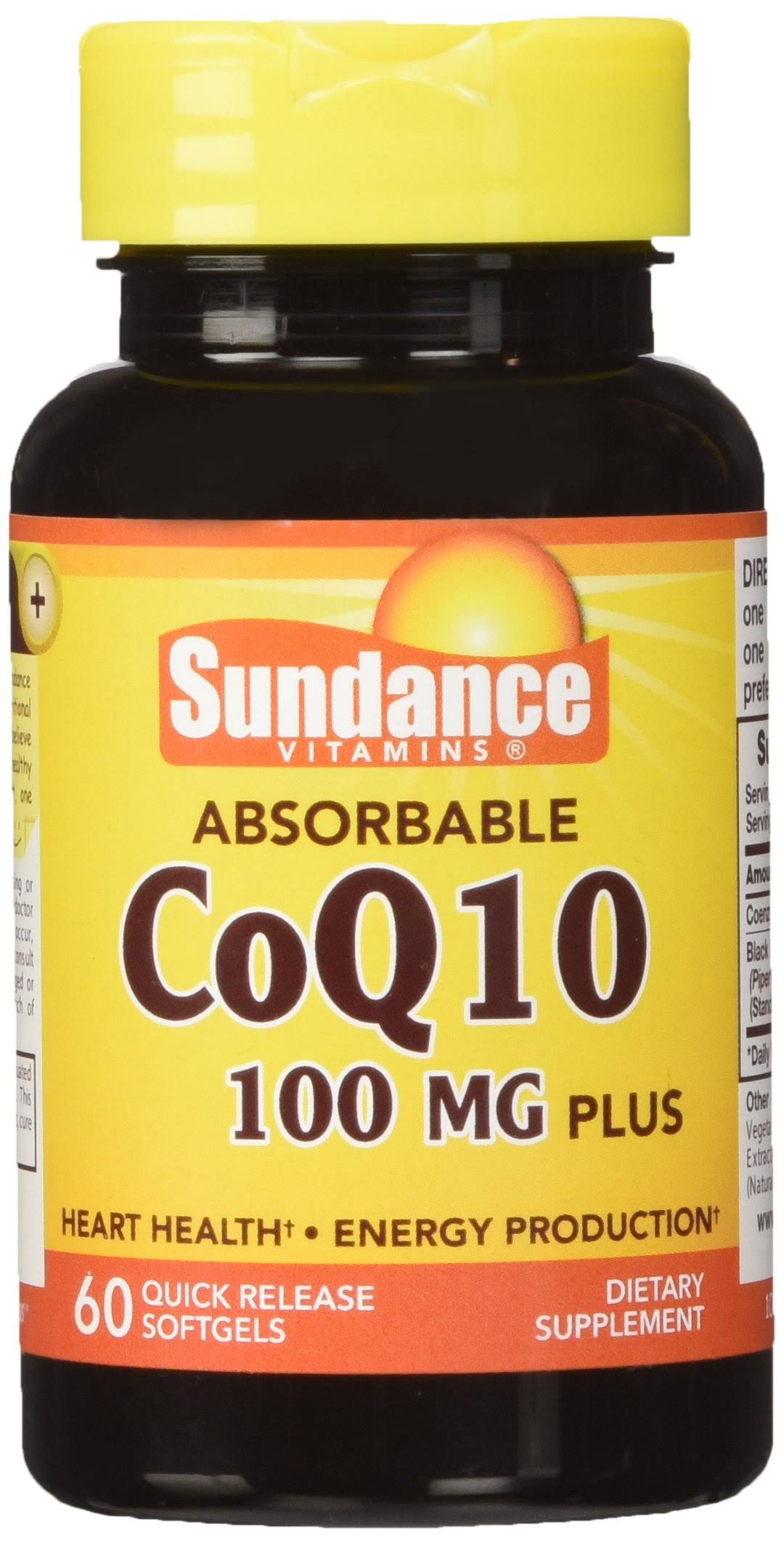 Sundance Absorb Co Q-10 Dietary Supplement - 100mg, 60ct