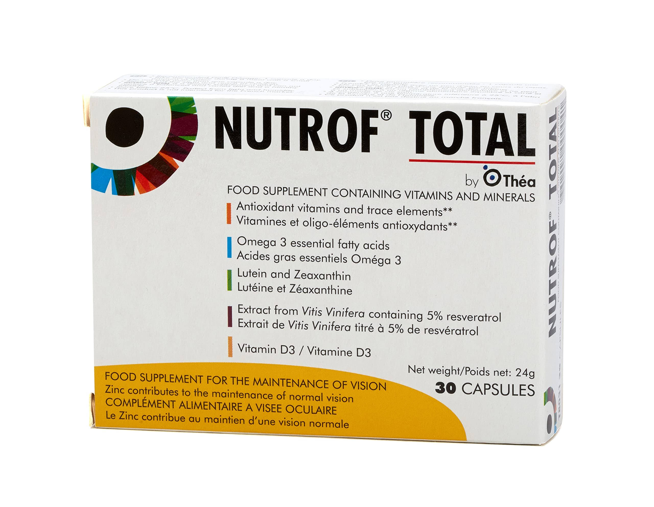 Nutrof Total - Food Supplement, 30 Capsules