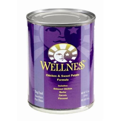 Wellness Complete Health Natural Wet Canned Dog - Food Chicken & Sweet Potato, 12.5oz