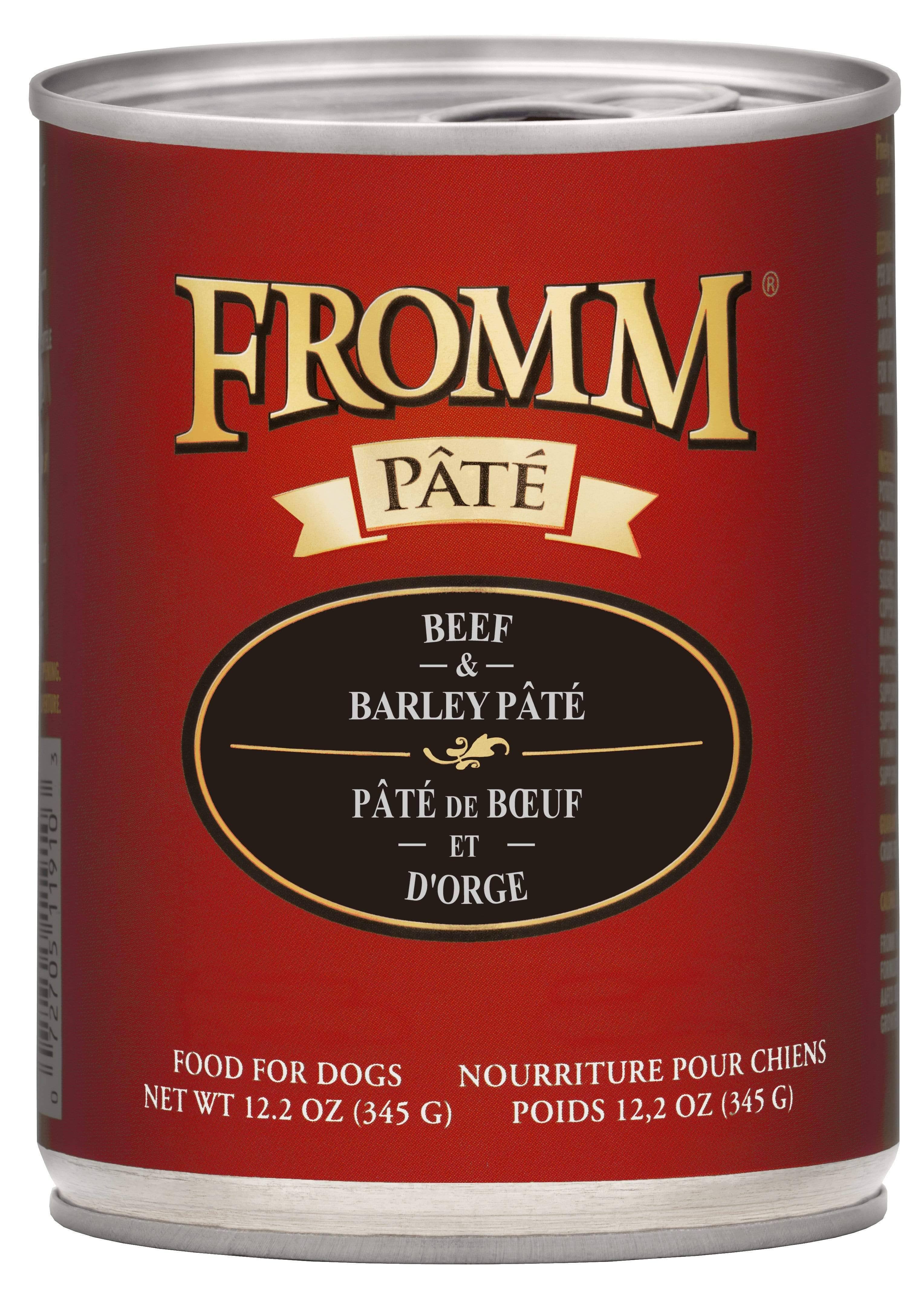 Fromm Family Gold Canned Dog Food - Beef & Barley Pate