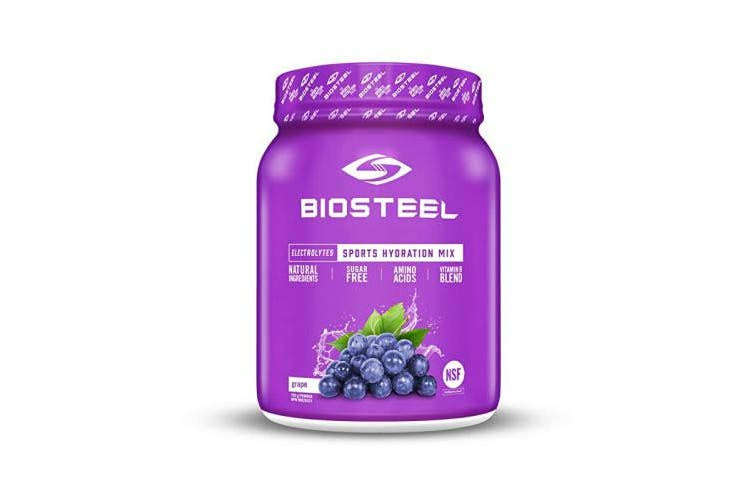 BioSteel High Performance Sports Hydration - Sugar Free Drink Mix Grape, 100 Servings