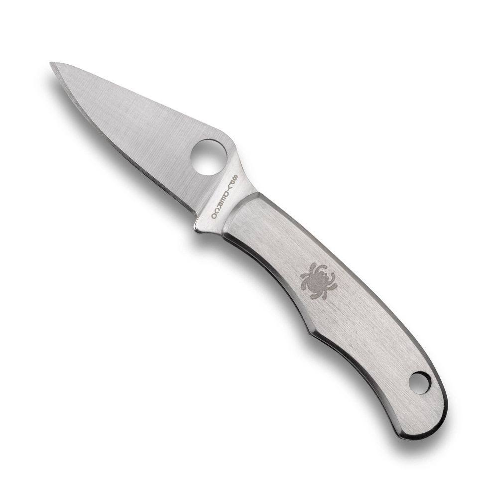Spyderco C133P Bug Stainless Steel Slip Joint Plain Edge Knife - 1.27" Blade