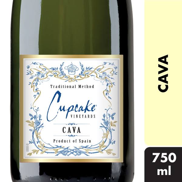 Cupcake Sparkling Wine, Cava - 750 ml