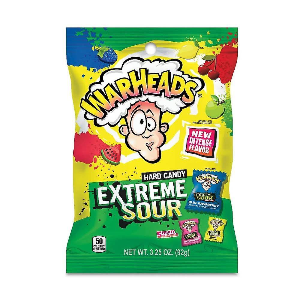 Warheads Extreme Sour Hard Candy - 92g