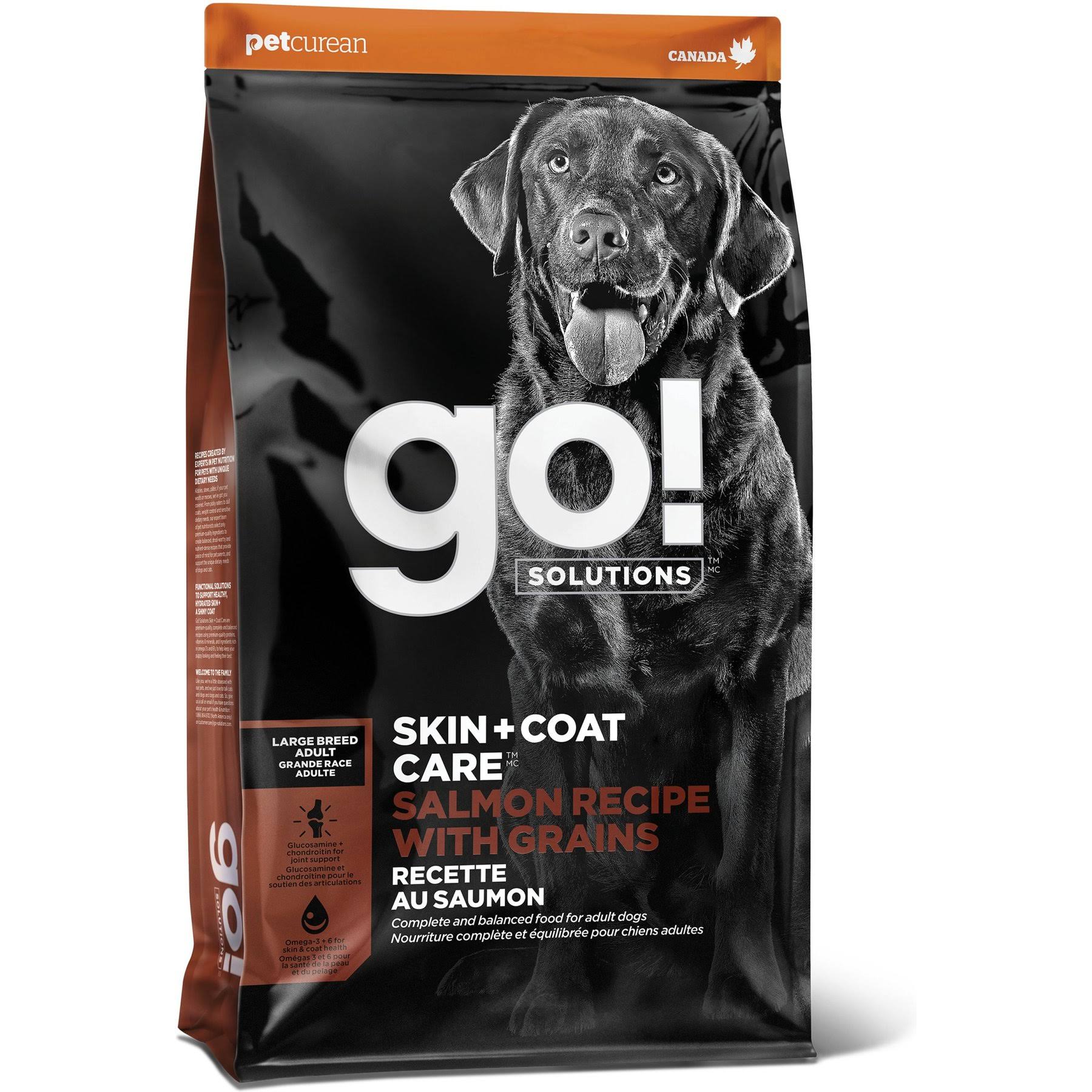 Go! Solutions Skin + Coat with Grains Large Breed Recipe for Adult Dogs - 25 lb Bag | PetFlow