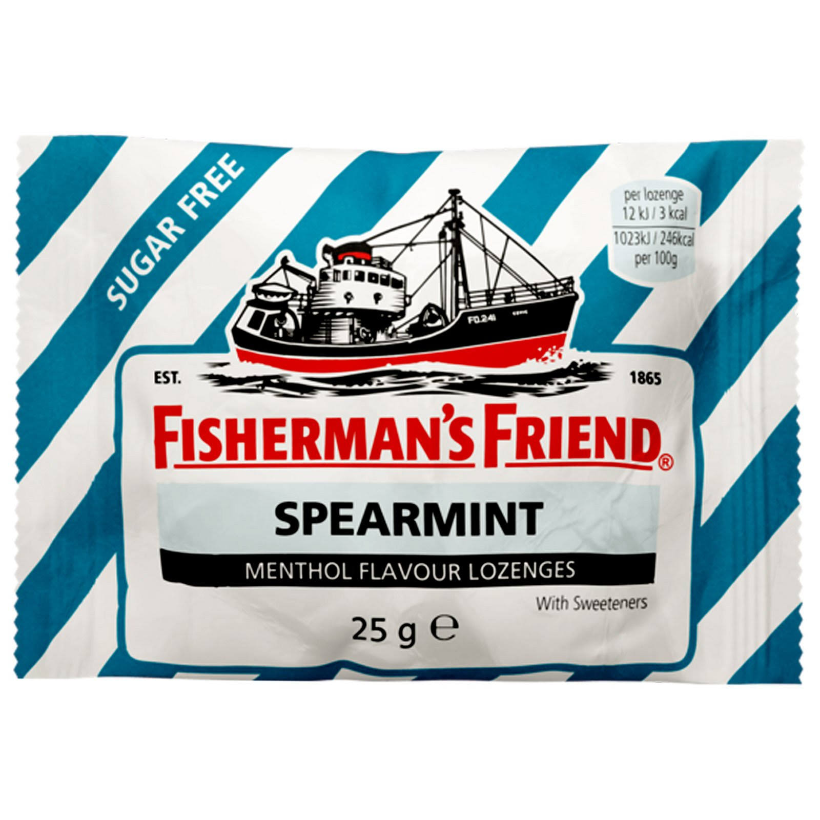 Fisherman's Friend Spearmint Sugar Free Pastilles 25g