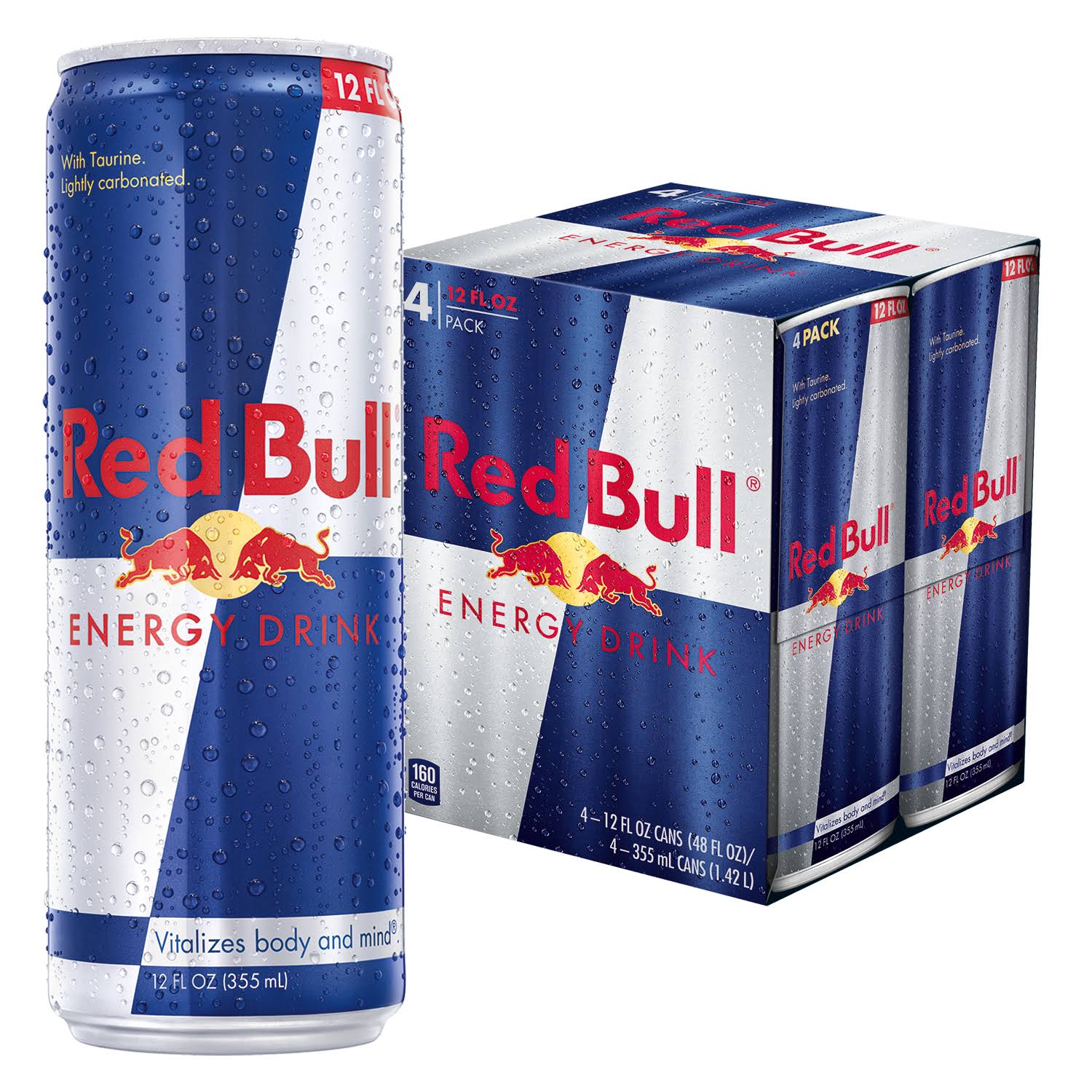 Red Bull Energy Drink - 4 Pack, 12oz