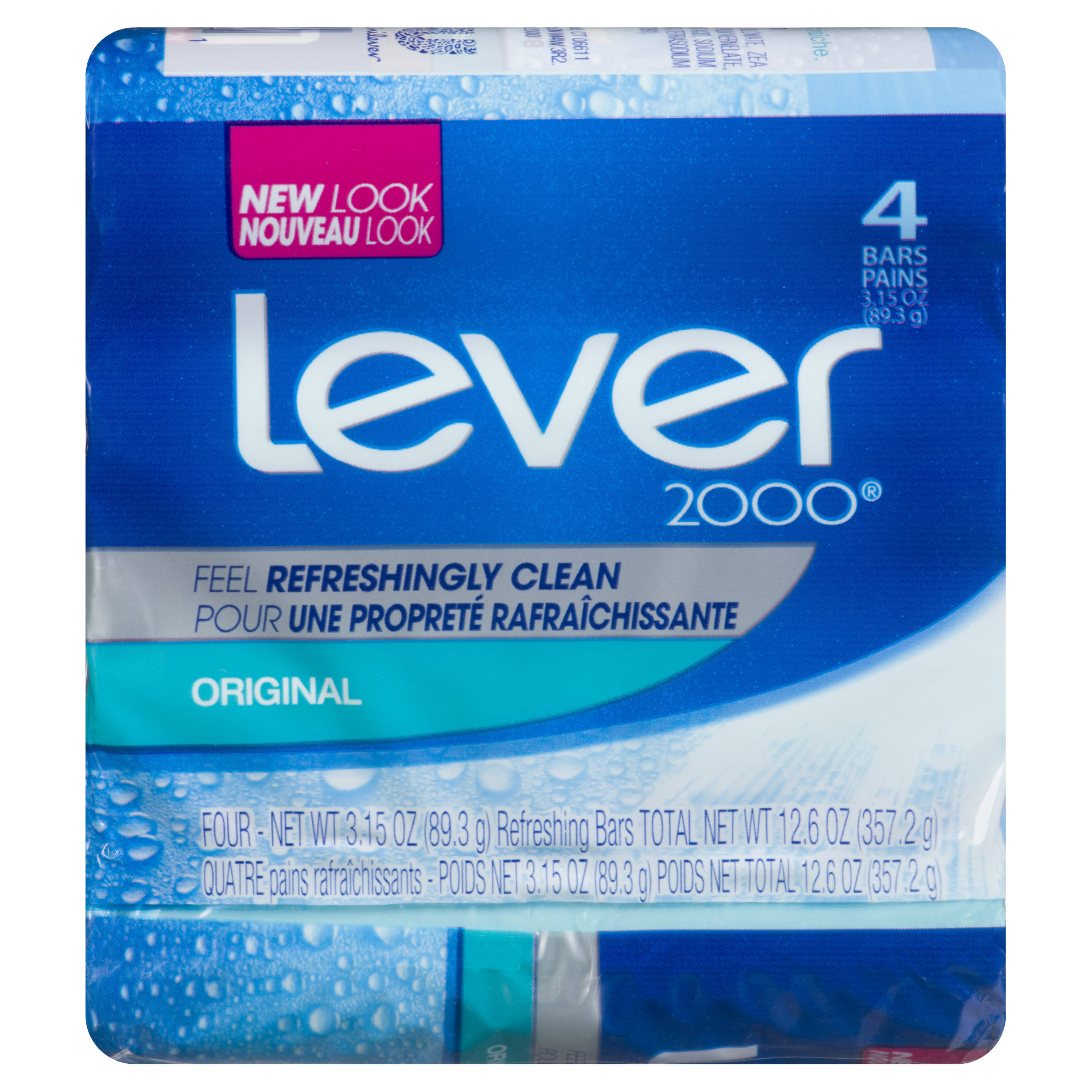 Lever 2000 Original Soap Bar - 3.15oz, 4ct