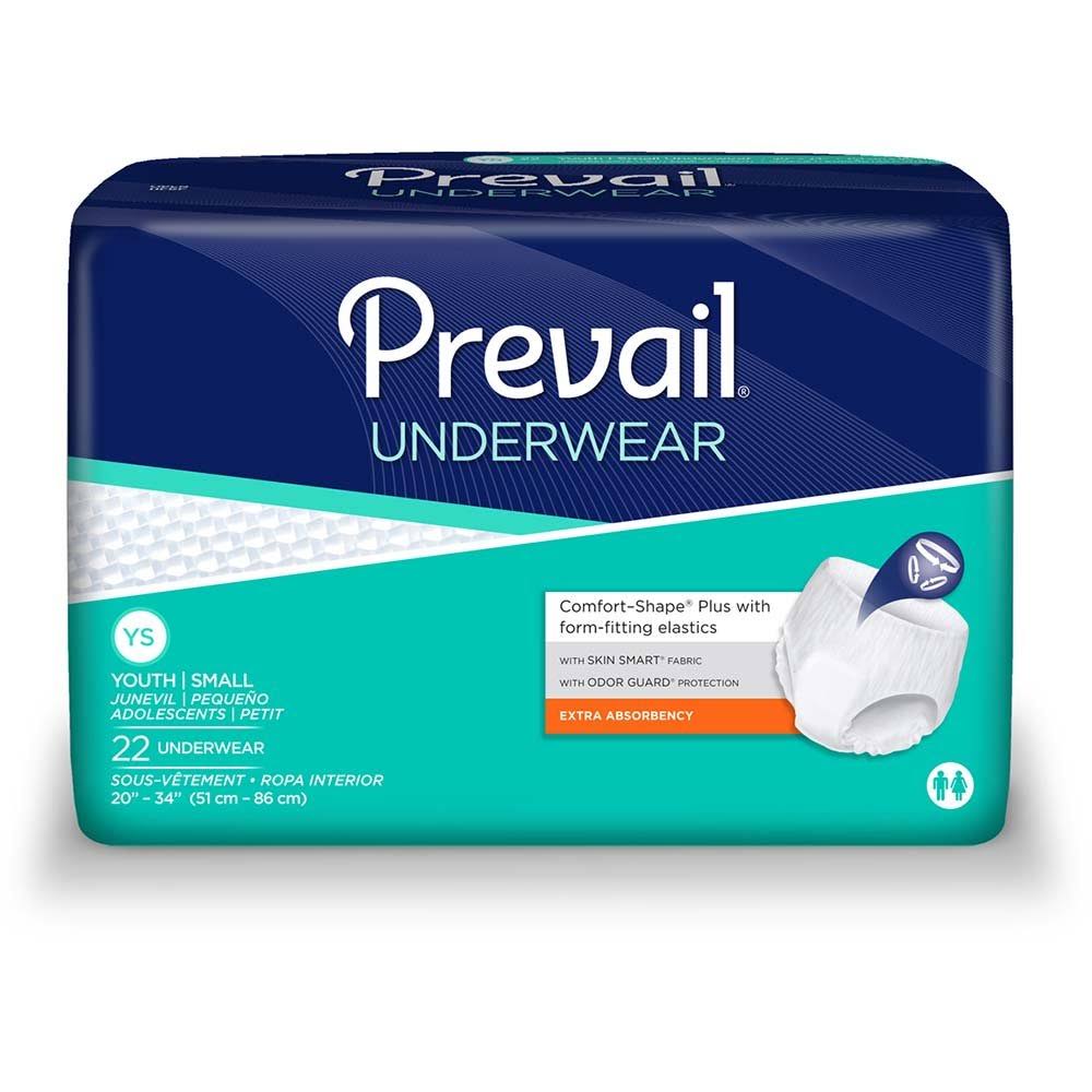 Prevail Extra Absorbency Underwear - Youth/Small Adult, 22 ct
