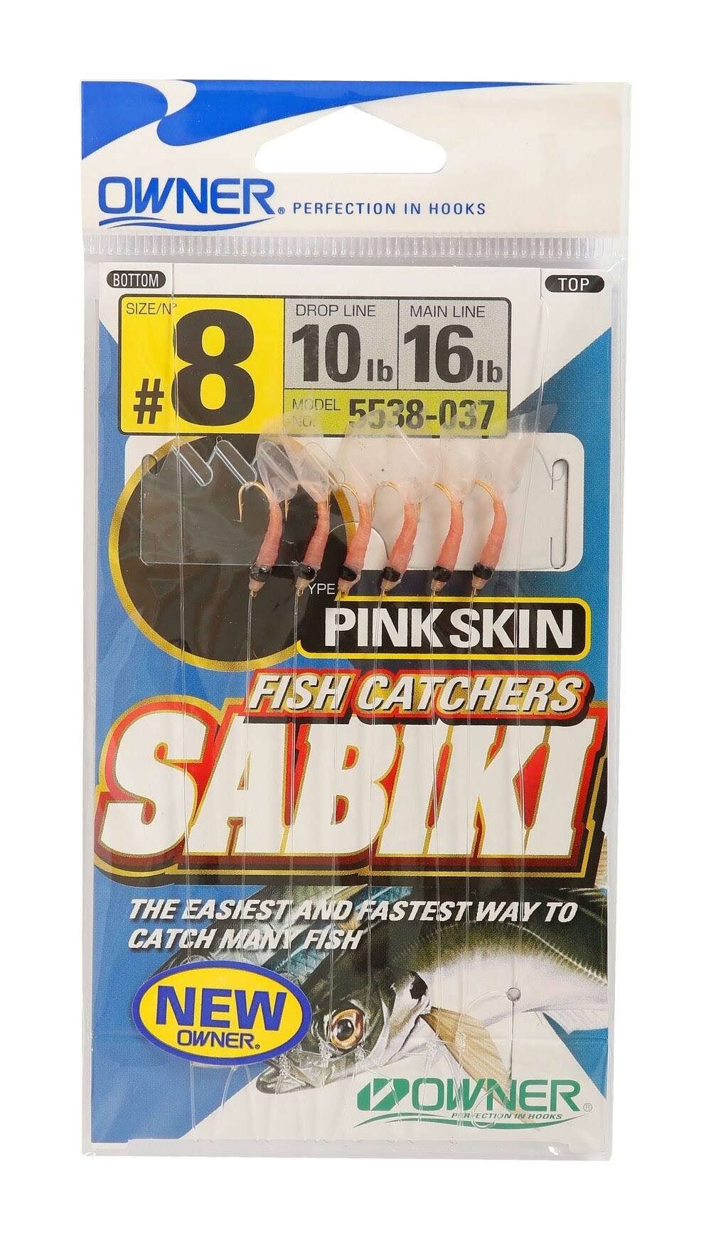 Owner 5538-987 Sabiki Shrimp Skin, Multi