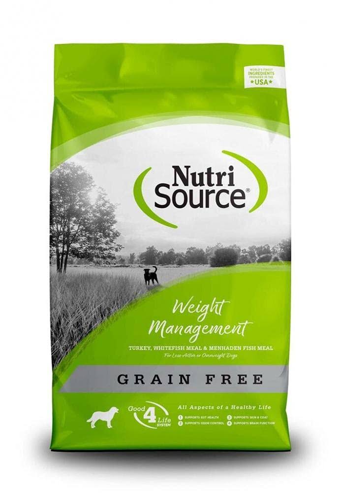 NutriSource Grain Free Weight Management Dry Dog Food - 5 lbs.