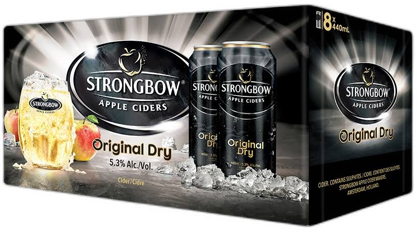 Strongbow Cider - Apple, 330ml, 8pk