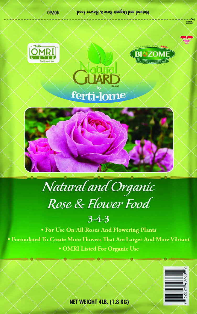 Natural Guard Natural And Organic All Purpose Rose Shrub And Flower Food - 4lbs