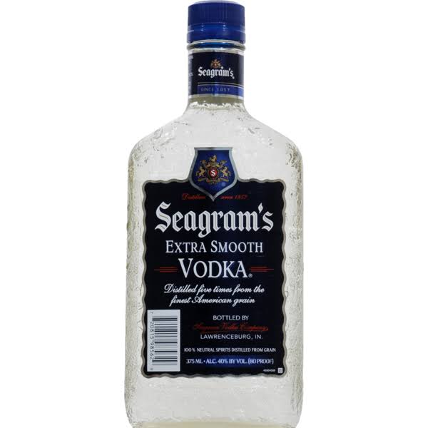 Seagrams Vodka, Extra Smooth - 375 ml