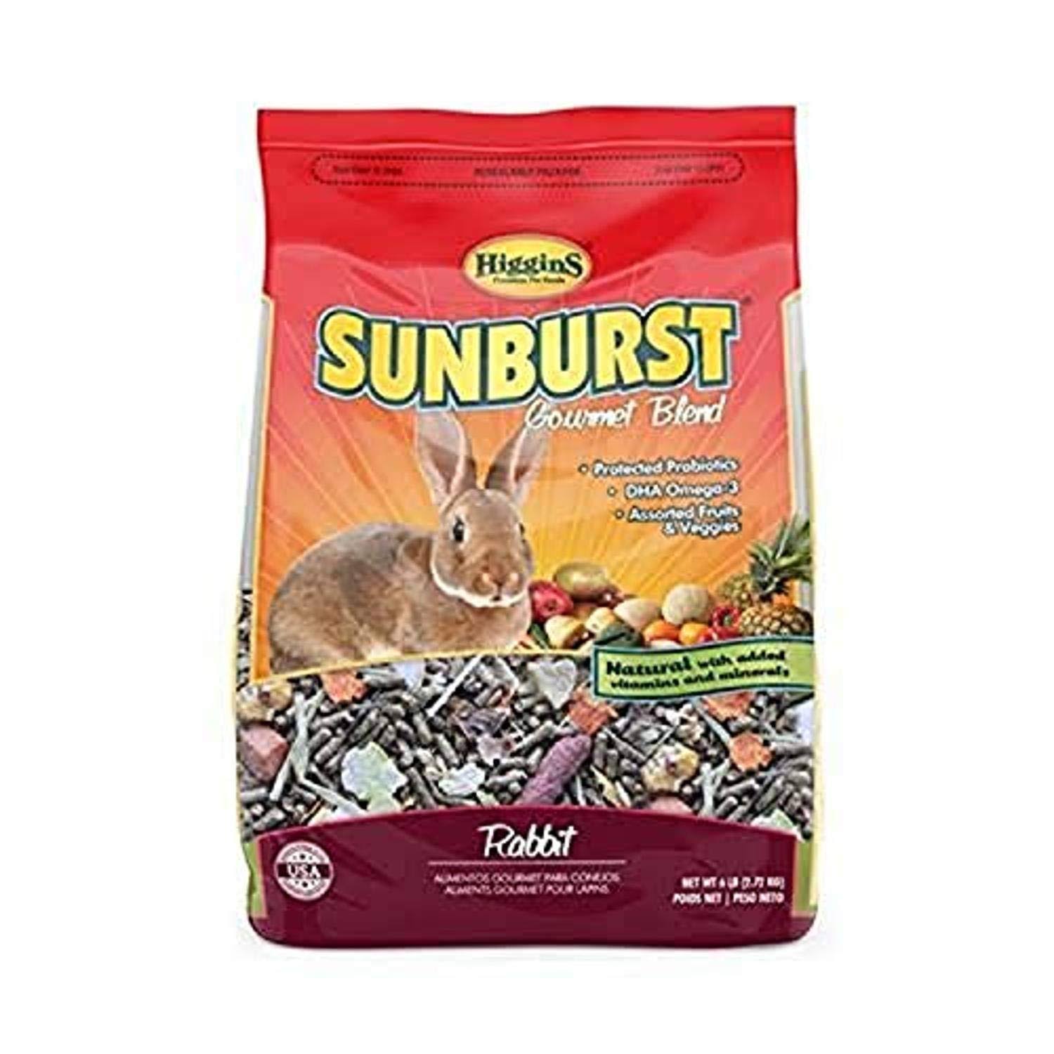 Higgins Sunburst Gourmet Rabbit Food Mix - 6lbs