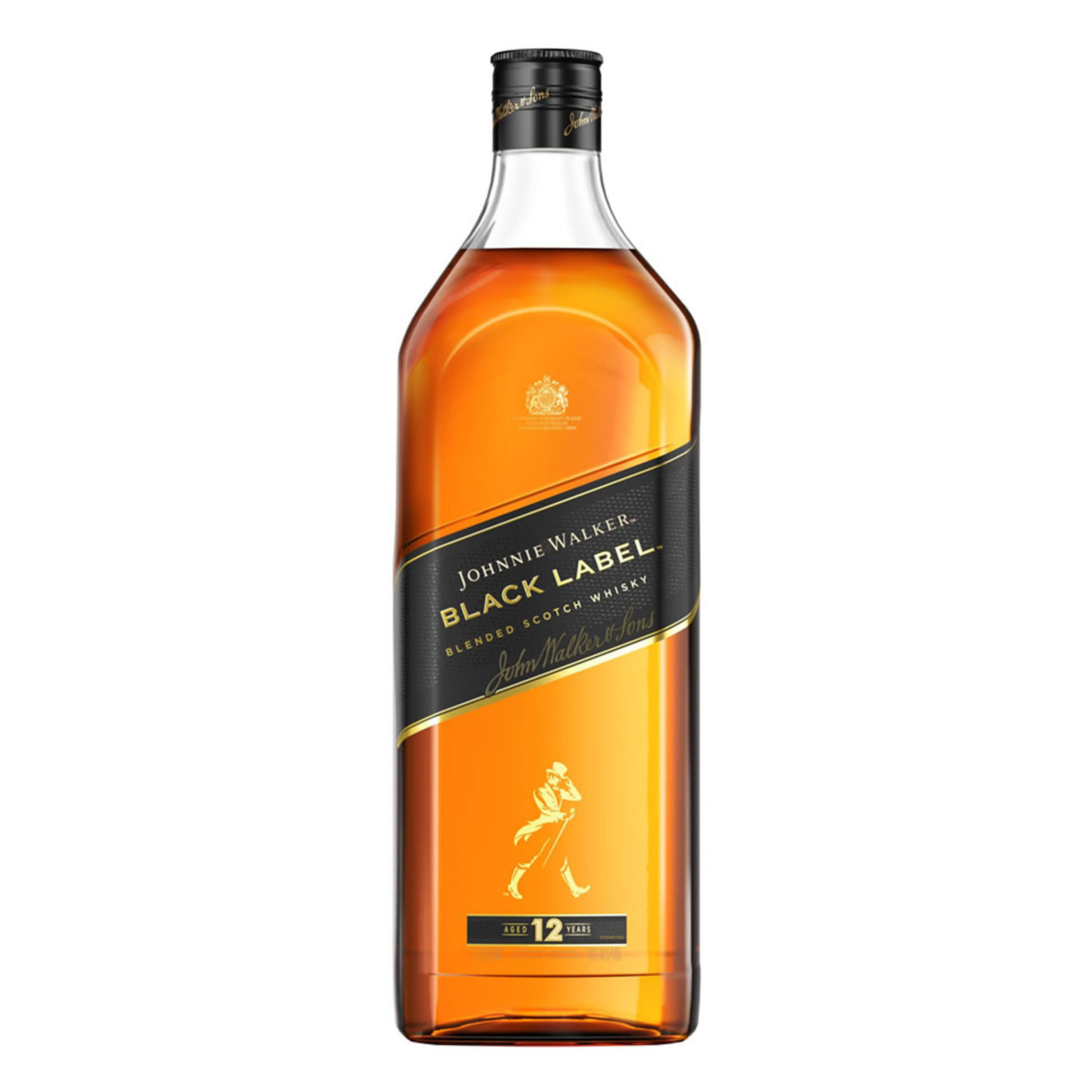 Johnnie Walker Black Label Whisky, Blended Scotch - 1.75 lt