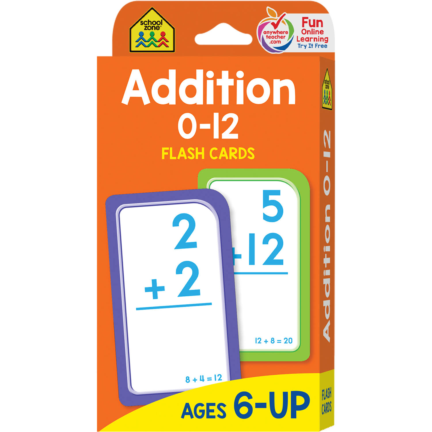 School Zone Flash Cards, Addition, 0-12