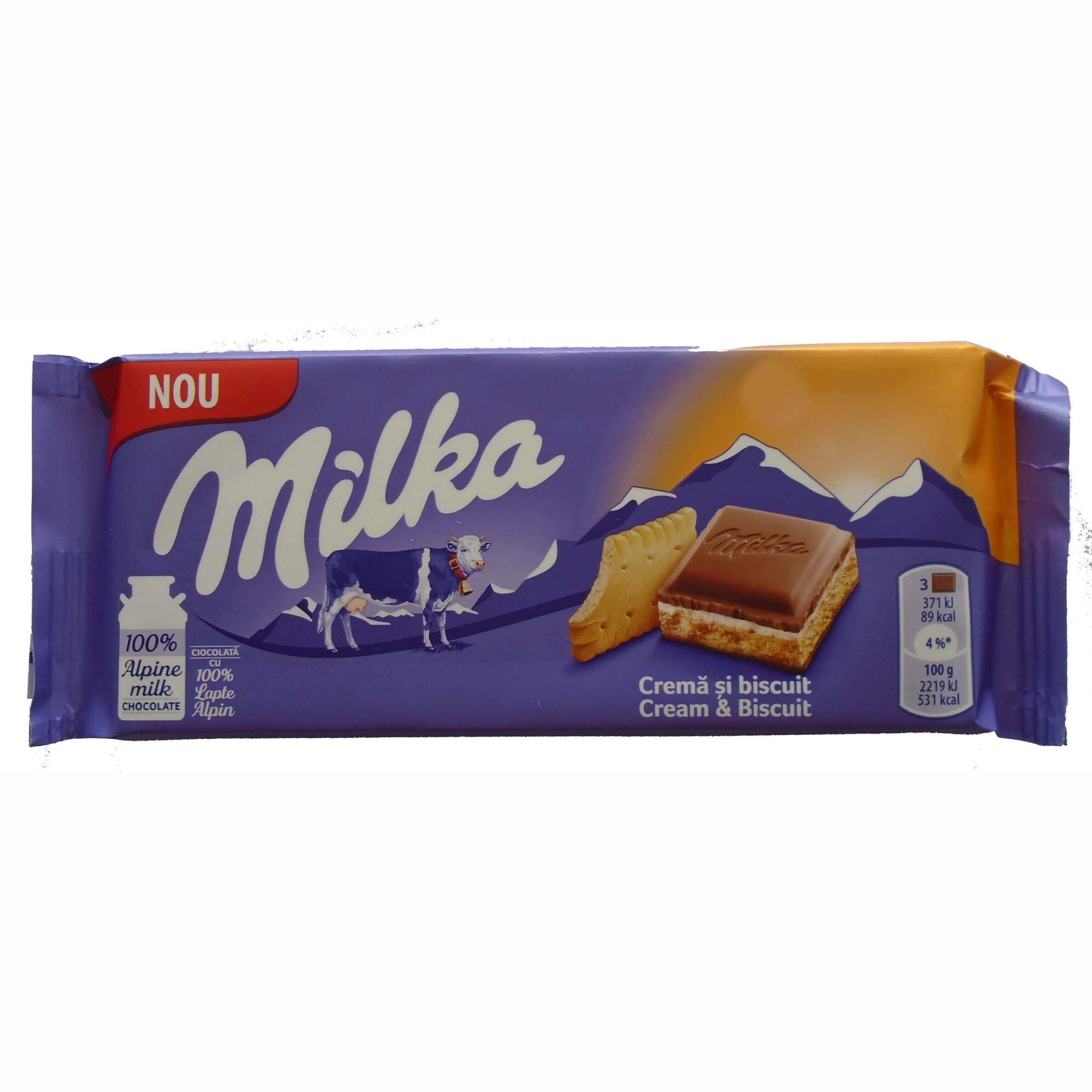 Alpine Milka Cream and Biscuit Milk Chocolate - 3.5 Ounces - City Acres Market- FiDi - Delivered by Mercato
