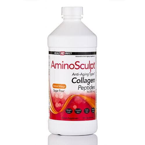 Health Direct AminoSculpt Anti-Aging Type 1 Collagen Peptides - Natural Mango, 15oz
