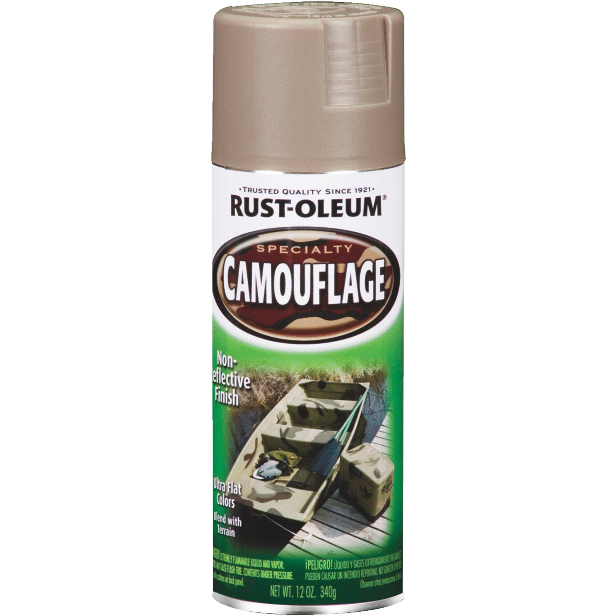Rust-Oleum Camouflage Khaki Spray Paint - 12 Oz