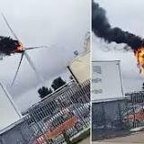 Firefighters tackle Hull turbine fire