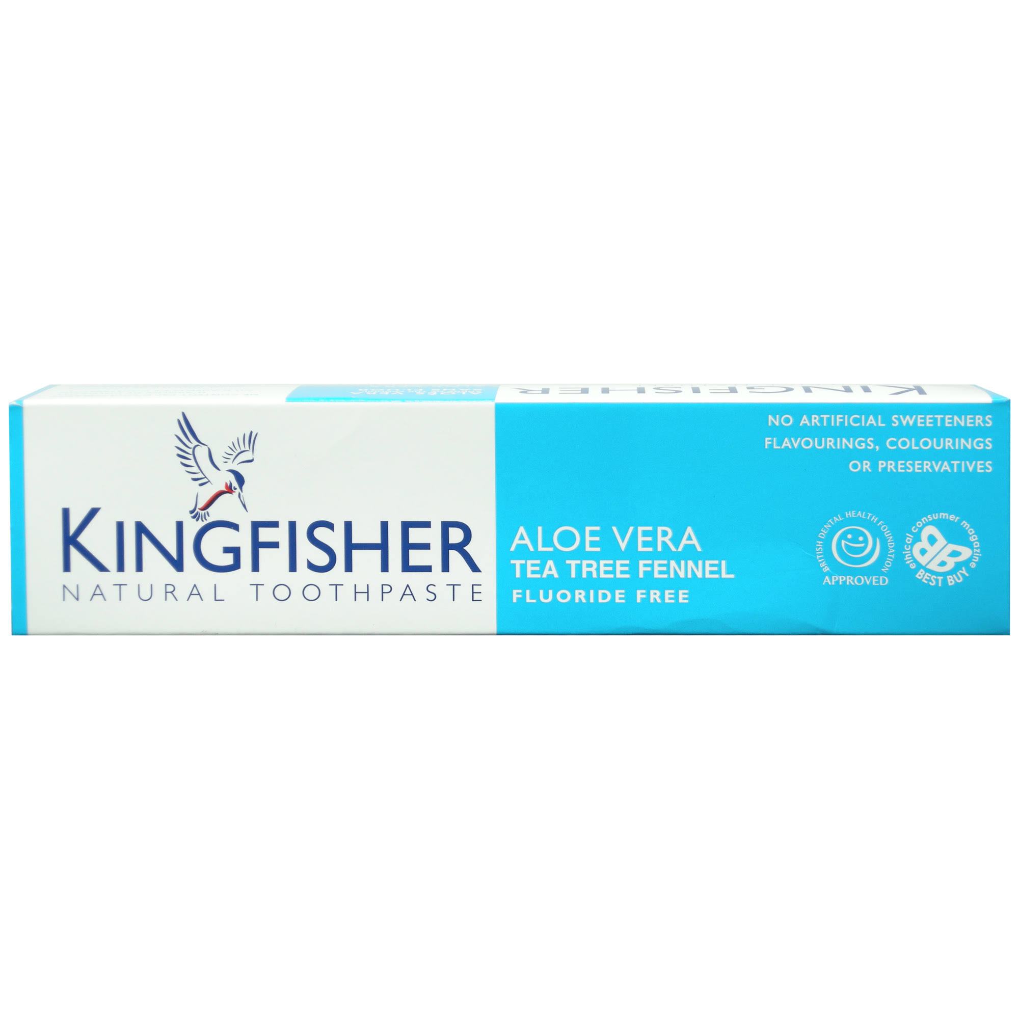 Kingfisher Toothpaste - Aloe Vera, Tea Tree & Fennel, 100ml