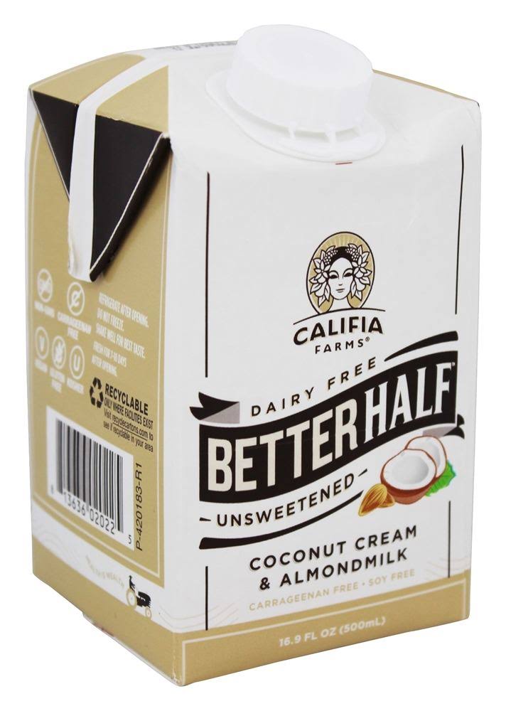 Califia Farms Better Half Unsweetened Coconut Cream & Almond Milk