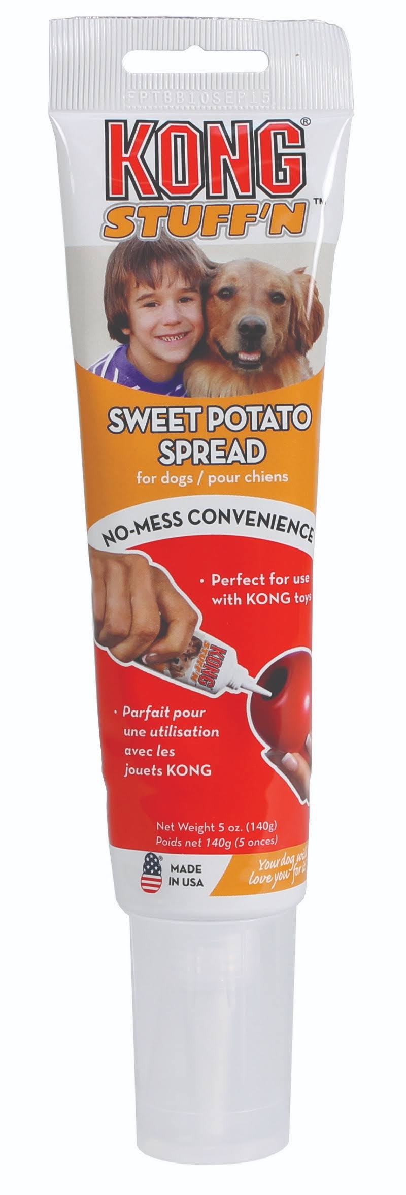 Kong Stuff'N Spread Dog Treat Sweet Potato - 5 Oz