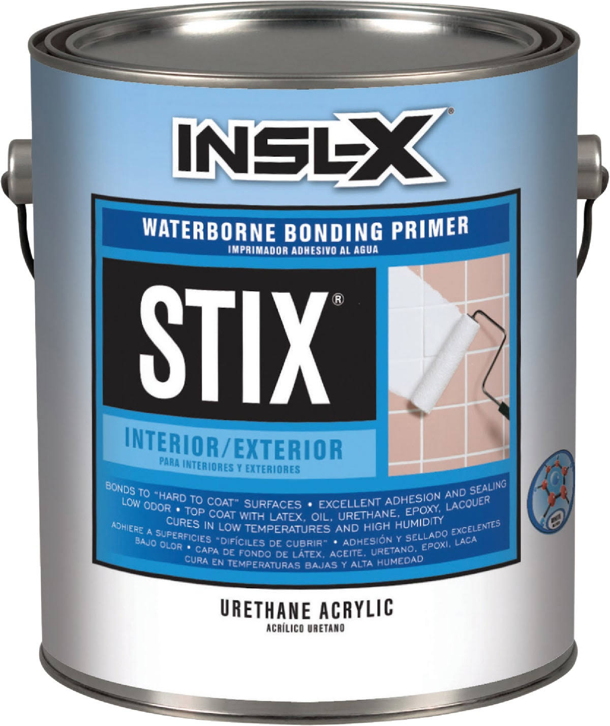 Insl-X Stix Waterborne Bonding Primer - White, 3.785l