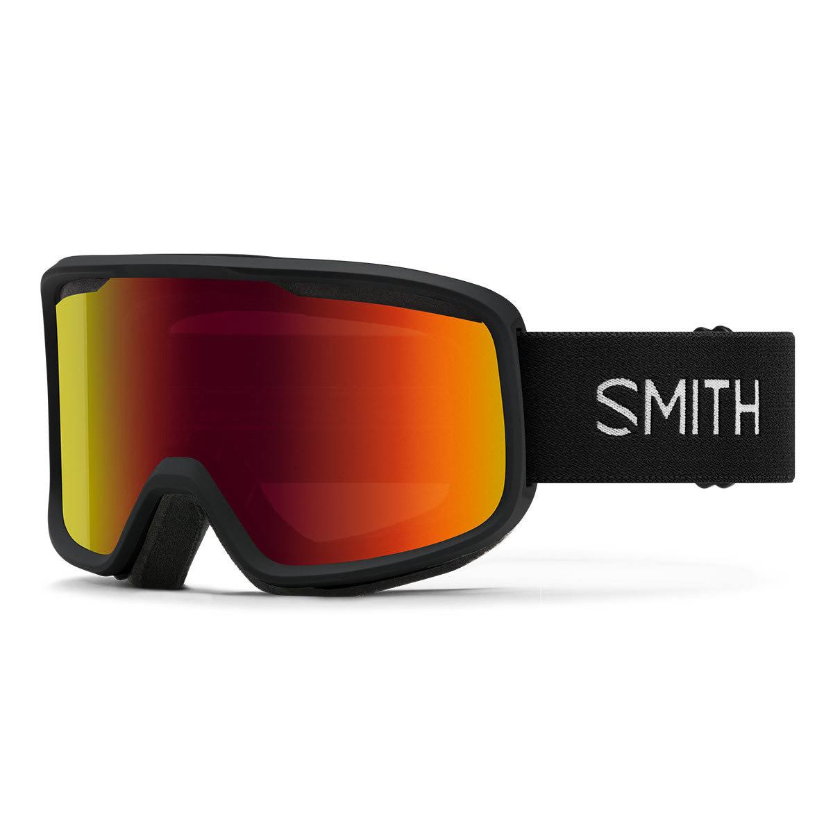 Smith Frontier Goggles Black Red Sol-X Mirror M004292QJ99C1
