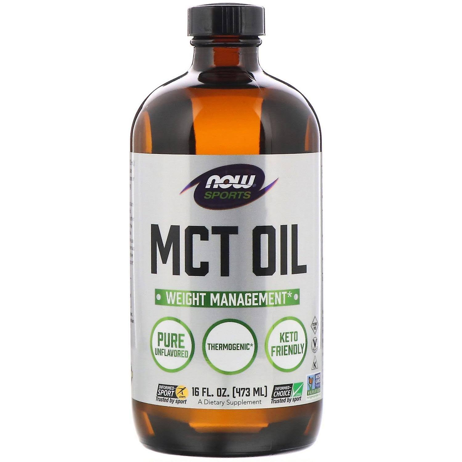 Now Foods Sports MCT Oil Unflavored 16 fl oz (473 ml)