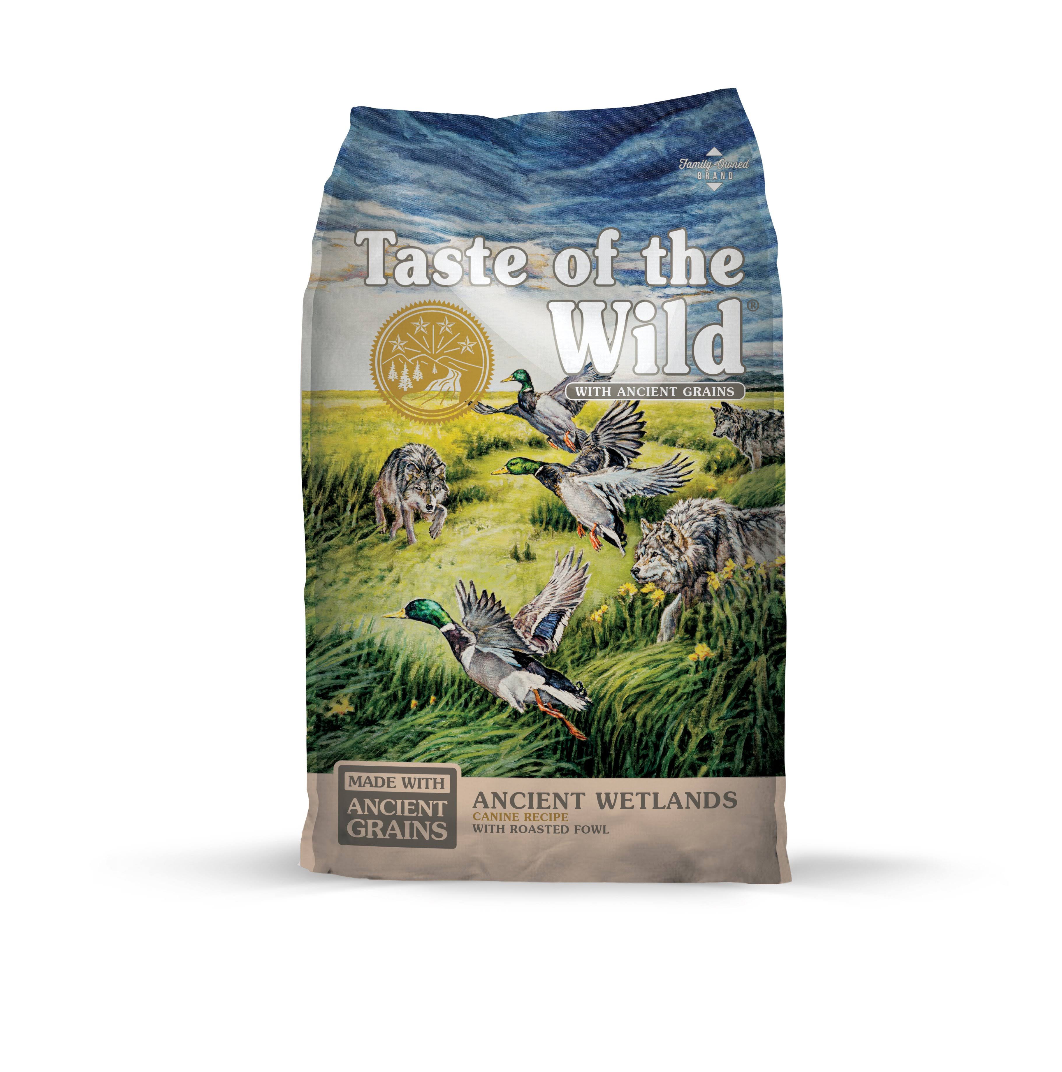 Taste of The Wild Ancient Wetlands with Roasted Fowl Dry Dog Food, 28 Pounds
