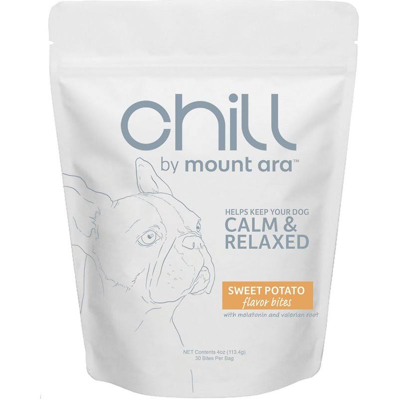 Mount Ara Chill Bites Sweet Potato Dog Treats, 4-oz